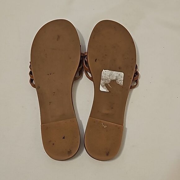 Madewell Womens Tracie Criss Cross Leather Sandals 7 - Picture 4 of 6